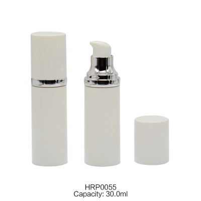 Plastic pump bottle wholesale white 30ml plastic bottle empty custom 30ml lotion pump bottle with pump