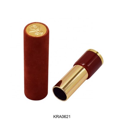 Fluffy lipstick tubes gold clear private label lipstick tube low moq lipstick tube luxury with low moq