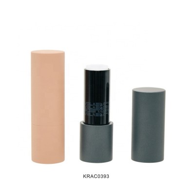 Aluminum empty lip balm container eco friendly lipstick container clear metal lipstick tube with private label