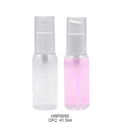 40ml empty lotion bottles custom hand lotion bottle 40ml round empty lotion dispenser pump bottle with pump