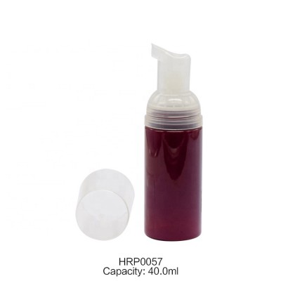 High quality empty foam soap bottle 4oz foam bottles custom 40ml empty foaming cleanser bottle with pump