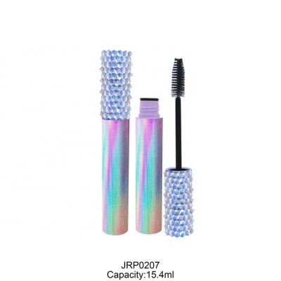 Quality mascara brush tube private label mascara wand tube disposable 15ml round custom empty mascara tubes with brush