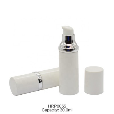 30ml empty plastic foundation bottle custom liquid foundation bottle clear foundation bottle 30ml with pump