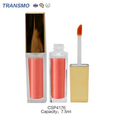 Factory Wholesales Beauty Cosmetics LIpgloss Injection Mold Luxury Custom Square Led Light Lip Gloss Container