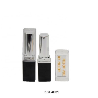 Custom wholesale eco friendly lipstick tube free samples led empty gold square lipstick tube with mirror