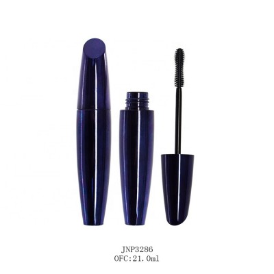 Quality 20ml empty mascara container custom empty eyelash serum tube 21ml unique purple empty mascara tube with brush