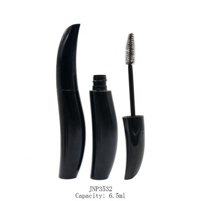 Custom clear eyelash serum bottle mascara tube clear 6.5 ml unique design empty mascara bottle with brush