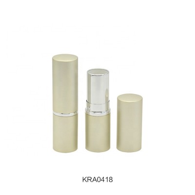 Aluminum clear gold lipstick tube wholesale lip balm container custom elegant lipstick tubes with private label